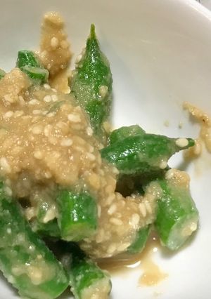 大量消費!白だしでいんげんの胡麻和え-レシピのメイン写真