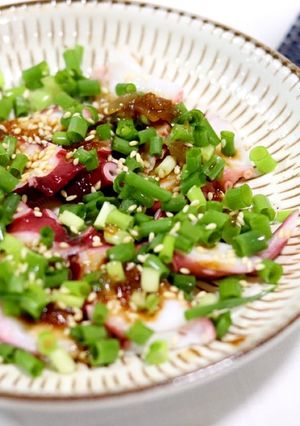 にんにく醤油で♪たこのネギまみれ-レシピのメイン写真
