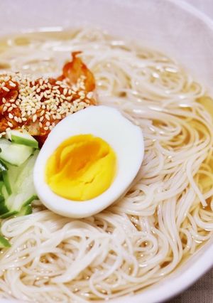 そうめんを使って♪焼肉屋さんの冷麺風-レシピのメイン写真