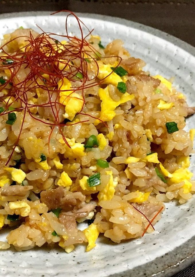 ん？ビビンバ？焼肉のタレで旨旨炒飯♡-レシピのメイン写真