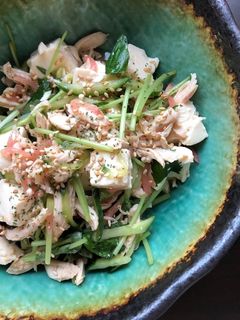 鶏ささみと三つ葉のマリネ風お豆腐サラダ-レシピのメイン写真