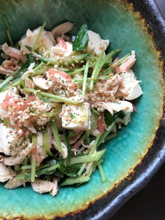 鶏ささみと三つ葉のマリネ風お豆腐サラダ-レシピのメイン写真