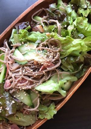 たっぷりレタスのチョレギ蕎麦サラダ-レシピのメイン写真