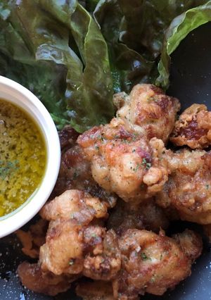 ザンギ（鶏の唐揚げ）のバーニャカウダ-レシピのメイン写真