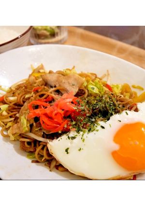 NOベチャ！簡単屋台風ソース焼きそば-レシピのメイン写真