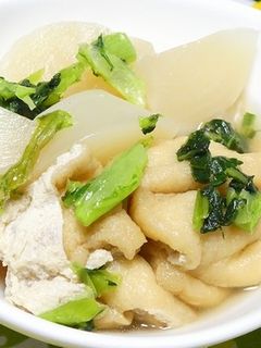 レンジでカブと油揚げの煮物-レシピのメイン写真