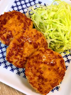 みんな大好き!鶏つくねハンバーグ!-レシピのメイン写真