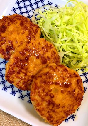 みんな大好き！鶏つくねハンバーグ！-レシピのメイン写真