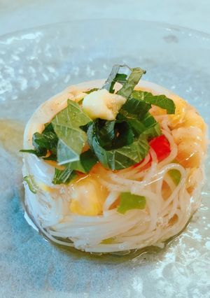 七夕☆簡単！そうめん 麺つゆのゼリー寄せ-レシピのメイン写真