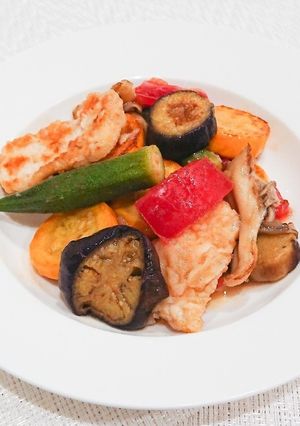 めかじきと夏野菜のカラフル南蛮漬け-レシピのメイン写真