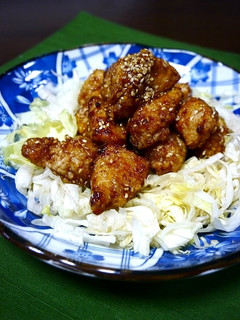 簡単!胡麻唐揚げ☆胡麻甘酢和え-レシピのメイン写真