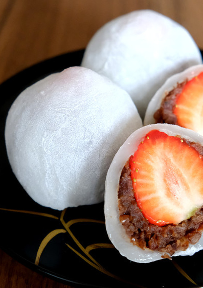 レンジで作れる♡いちご大福-レシピのメイン写真