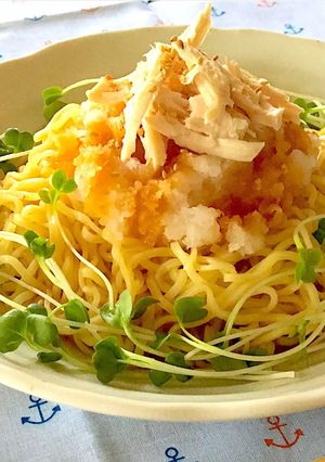 鶏ハムのさっぱりおろし冷やし中華-レシピのメイン写真