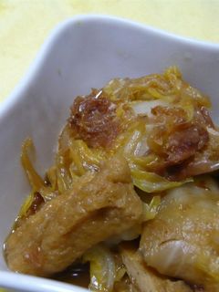 白菜と揚げのおかか煮浸し-レシピのメイン写真