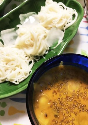 アレンジ素麺つゆ★タイ・グリーンカレー風-レシピのメイン写真
