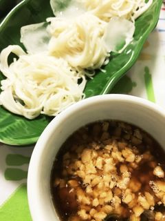 アレンジ素麺つゆ★大根おろしと納豆-レシピのメイン写真