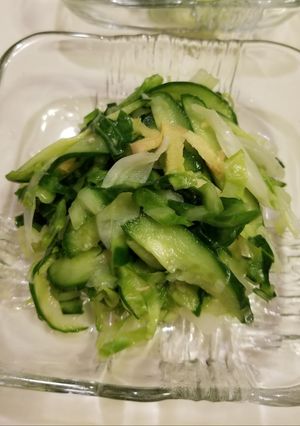 キャベツときゅうりの酢の物♡ ＋生姜-レシピのメイン写真