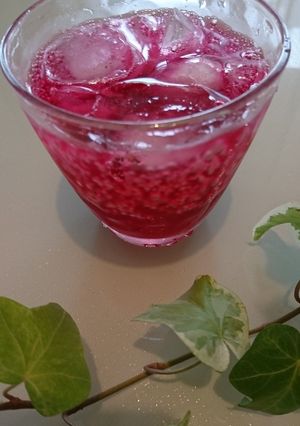 赤しそのジュース-レシピのメイン写真