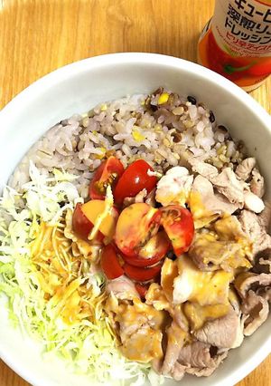 冷豚のベジボウル-レシピのメイン写真