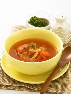 フレッシュトマトを使う「トマトのスープ」-レシピのメイン写真