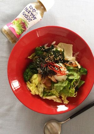 海鮮チョレギサラダ丼-レシピのメイン写真