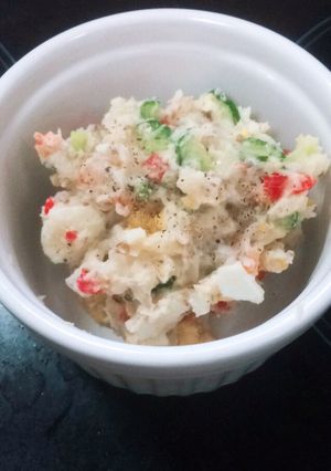☆そば茶の出がらし入り☆ ポテトサラダ-レシピのメイン写真