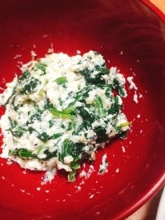 豆腐とほうれん草のごま味噌和え-レシピのメイン写真