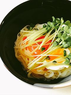 明太子と卵のアレンジそうめん-レシピのメイン写真