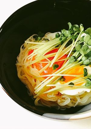 明太子と卵のアレンジそうめん-レシピのメイン写真