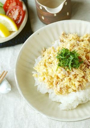 ツナ缶と卵で簡単♪ツナ玉そぼろ丼-レシピのメイン写真