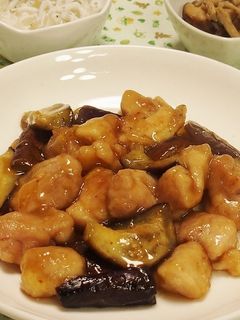 鶏肉となすの甘酢炒め-レシピのメイン写真