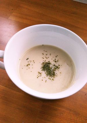 電子レンジで！ジャガイモの豆乳ポタージュ-レシピのメイン写真