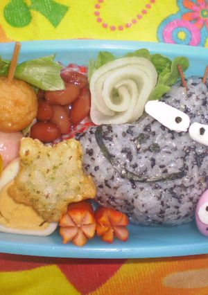 ぱんくろう弁当(キャラ弁)-レシピのメイン写真