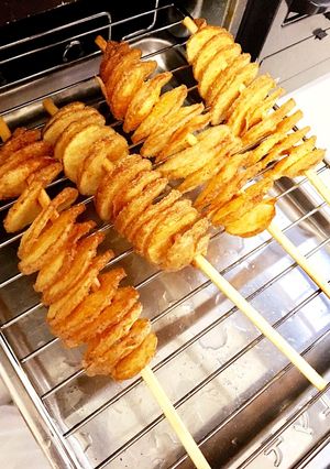 唐揚げ粉で☆トルネードポテト☆-レシピのメイン写真