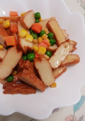 ☆レンジで簡単バター味さつま揚げ☆-レシピのメイン写真