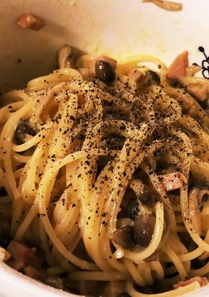 絶品簡単カルボナーラ-レシピのメイン写真