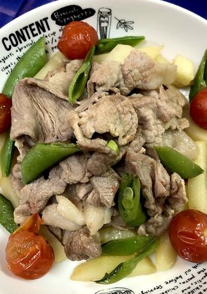 お肉と彩り野菜の炒め物-レシピのメイン写真