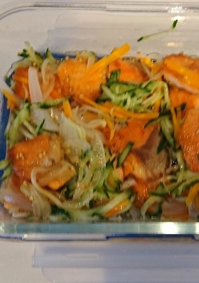 ＊野菜も摂れる～鮭の南蛮漬け＊-レシピのメイン写真