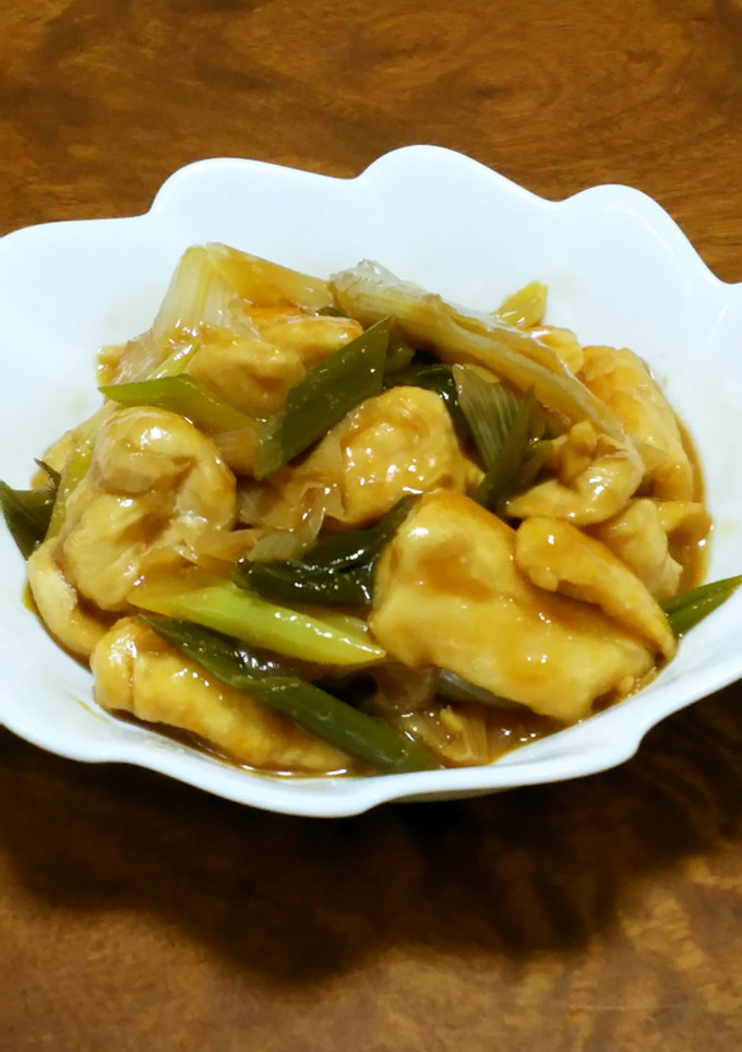 簡単★鶏むね肉と長ネギのトロ～り甘酢煮★-レシピのメイン写真