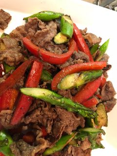 味付け簡単!牛肉とアスパラ炒め-レシピのメイン写真