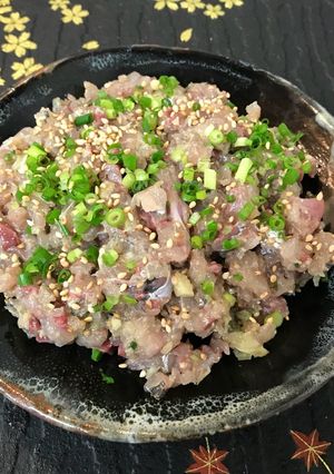 今が旬！真あじのなめろう-レシピのメイン写真