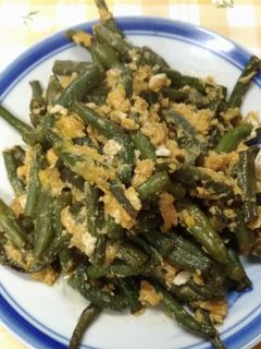 簡単いんげんの卵とじ!お弁当にも!-レシピのメイン写真
