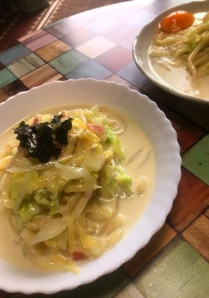 簡単！豆乳クリームうどん！！！-レシピのメイン写真