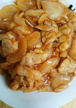 鶏肉と玉ねぎのケチャップ炒め-レシピのメイン写真