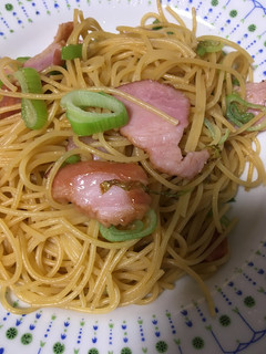 超簡単・醤油ベーコンパスタ-レシピのメイン写真