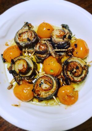 秋刀魚とミニトマトのアヒージョ-レシピのメイン写真