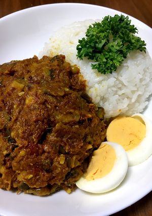 コンビーフと夏野菜のドライカレー☆彡-レシピのメイン写真