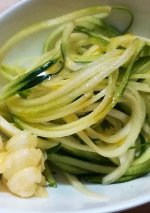 農家の食卓〜ズッキーニ麺のサラダ〜-レシピのメイン写真