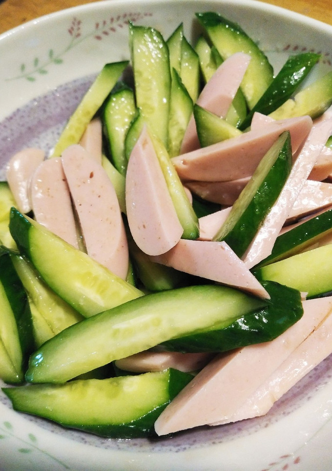 魚肉ソーセージと胡瓜の簡単おつまみ♪-レシピのメイン写真