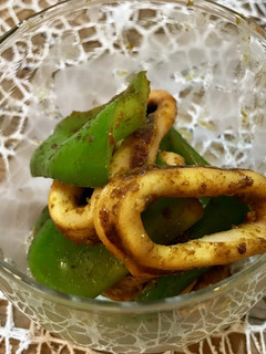 イカと夏野菜 スパイスカレー 炒め-レシピのメイン写真